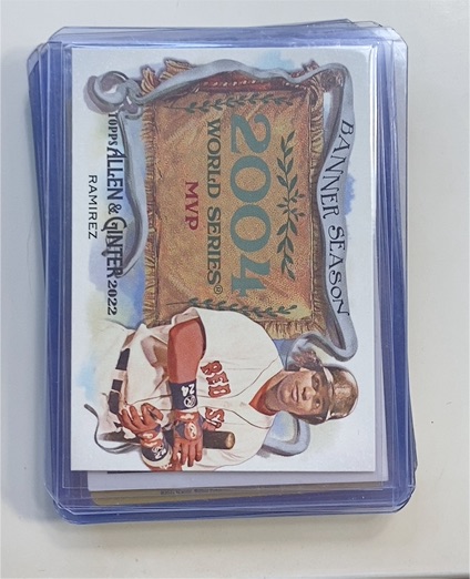 2022 Topps Allen & Ginter #BS-38 Manny Ramirez — front