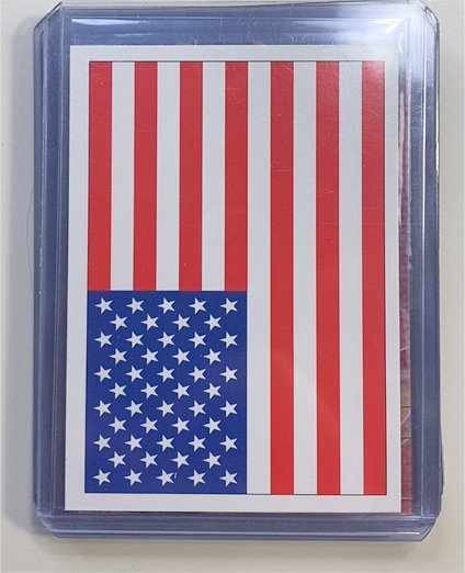 1991 Score #737 American Flag — front