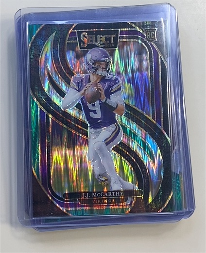 2024 Panini Select Premier Level #134 J.J. McCarthy — front