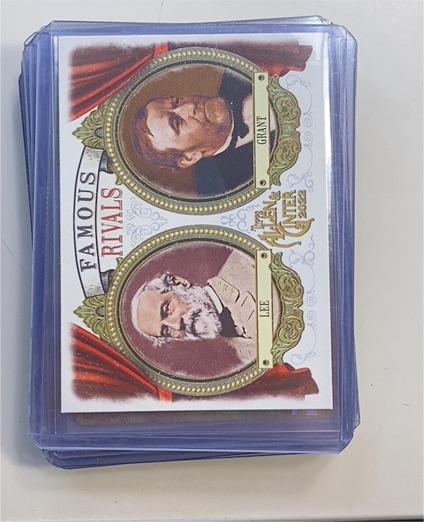 2022 Topps Allen & Ginter #FR-7 Ulysses S. Grant / Robert E. Lee Famous Rivals — front