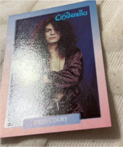 1991 Brockum Rock Cards #73 Fred Coury — front