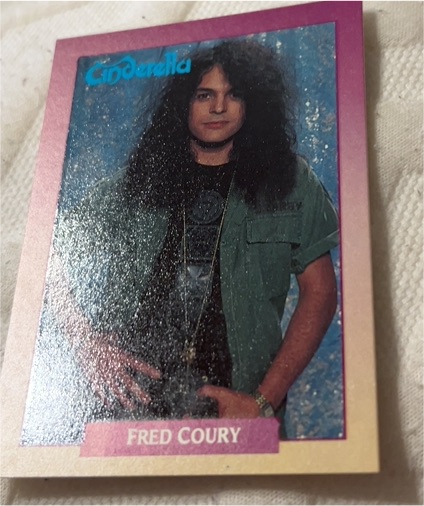 1991 Brockum RockCards #4 Fred Coury Cinderella — front