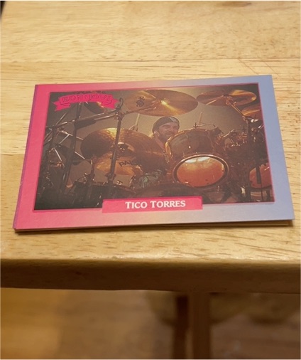 1991 Brockum Rock Cards #240 Tico Torres — front