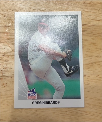 1990 Leaf #523 Greg Hibbard — front
