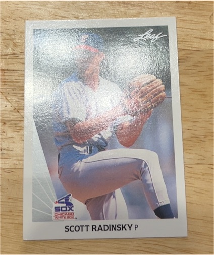 1990 Leaf Scott Radinsky Chicago White Sox — front