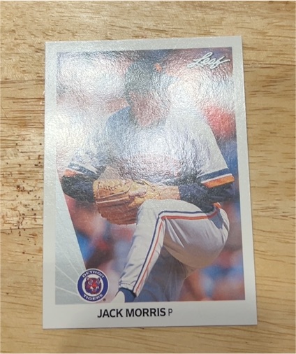 1990 Leaf #482 Jack Morris — front