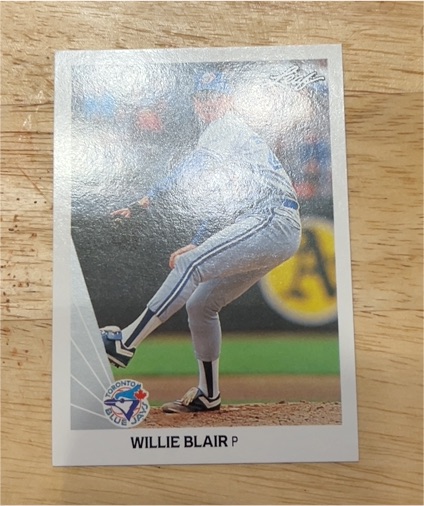 1990 Leaf #449 Willie Blair — front