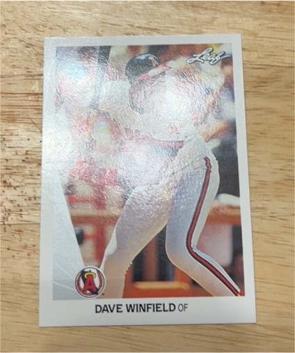 1990 Leaf #426 Dave Winfield — front