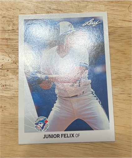1990 Leaf #53 Junior Felix — front