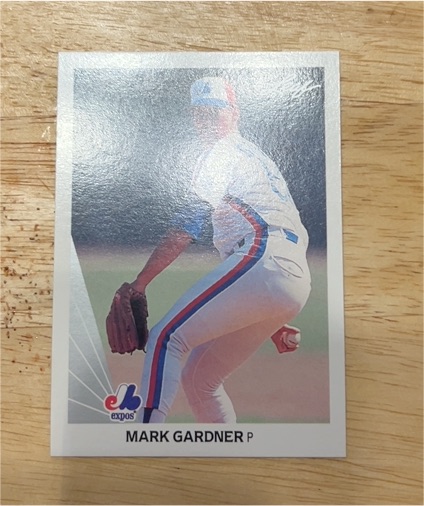 1990 Leaf #P Mark Gardner — front