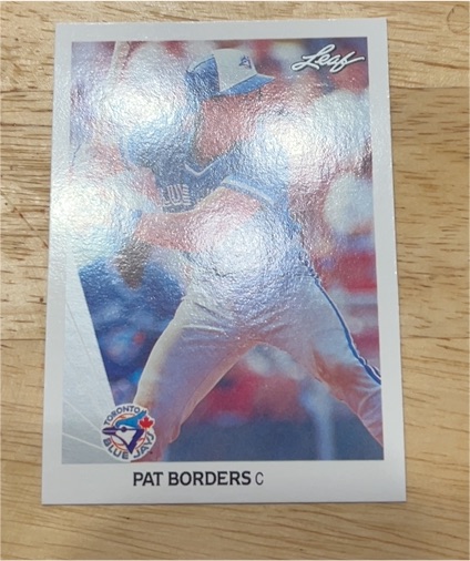 1990 Leaf #C Pat Borders — front