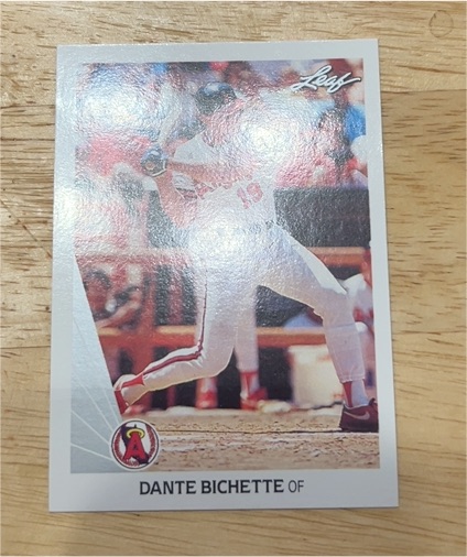 1990 Leaf #340 Dante Bichette — front