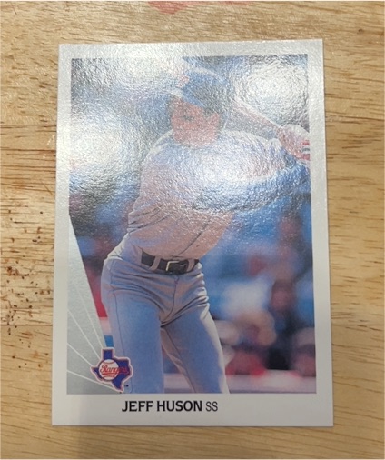 1990 Leaf #285 Jeff Huson — front