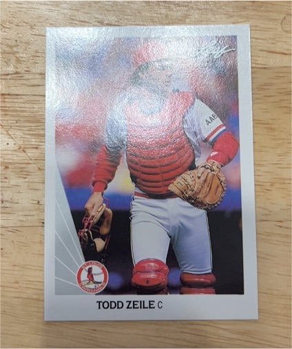 1990 Leaf #221 Todd Zeile — front