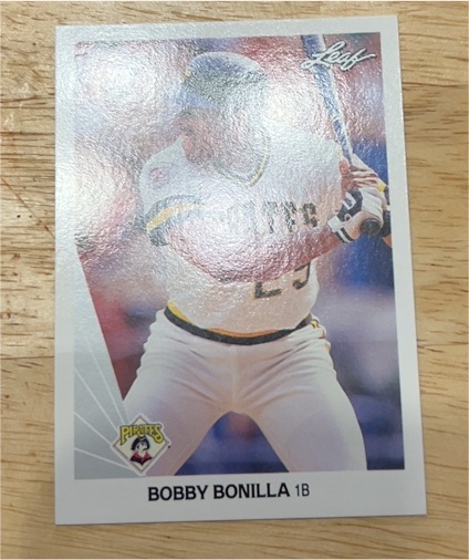 1990 Leaf #196 Bobby Bonilla — front