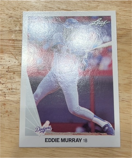 1990 Leaf #181 Eddie Murray — front