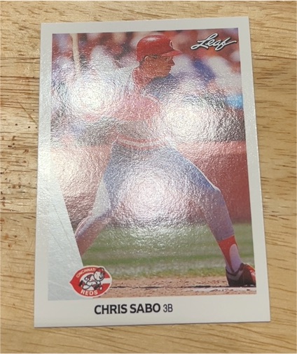 1990 Leaf #146 Chris Sabo — front