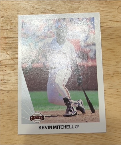 1990 Leaf #120 Kevin Mitchell — front