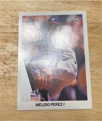 1990 Leaf #36 Melido Perez — front