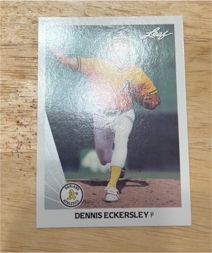 1990 Leaf #29 Dennis Eckersley — front