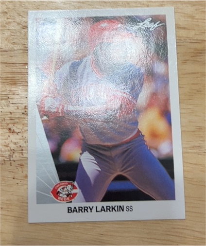 1990 Leaf #90 Barry Larkin — front
