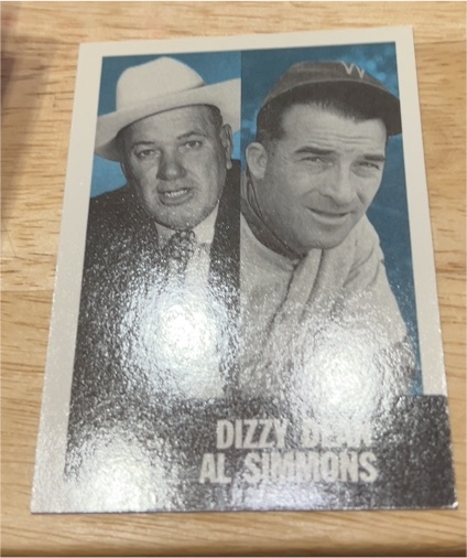 1991 Topps Archives 1953 #326 Dizzy Dean / Al Simmons — front