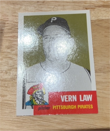 1991 Topps Archives 1953 #324 Vern Law — front