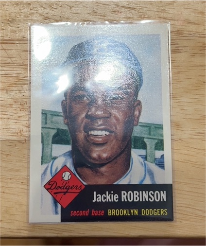 1991 Topps Archives 1953 #1 Jackie Robinson — front