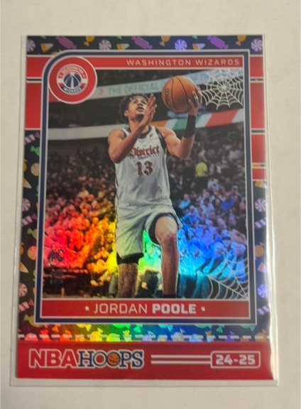 2024-25 Panini Haunted Hoops #218 Jordan Poole — front