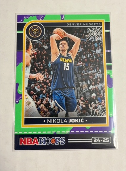 2024-25 Panini NBA Hoops Haunted Hoops #24-25 Nikola Jokic — front