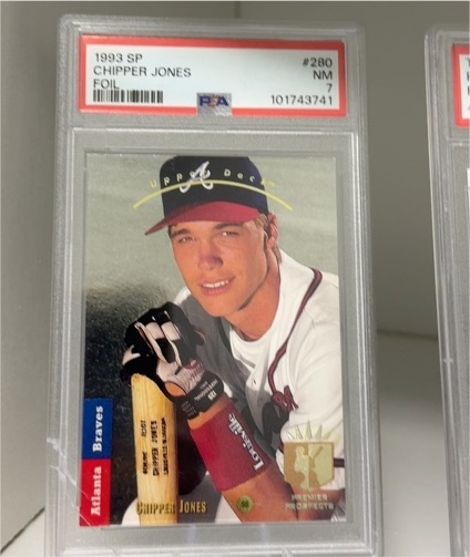 1993 Upper Deck SP #280 Chipper Jones — front