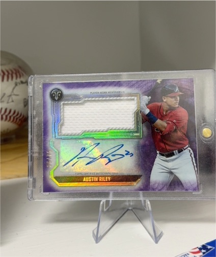2020 Topps Triple Threads #ASJR-AR Austin Riley — front