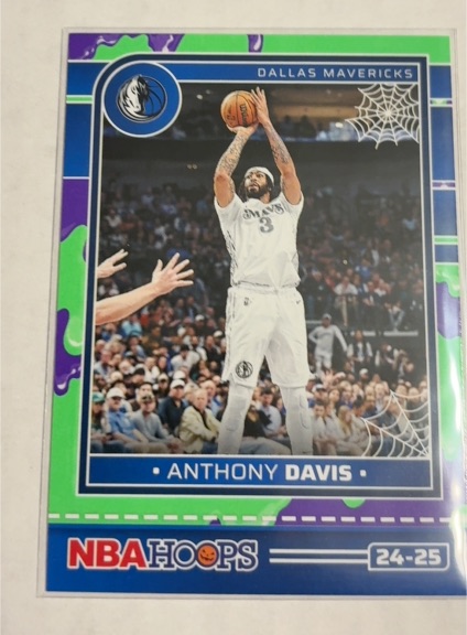 2024-25 Panini NBA Hoops Haunted Hoops #1 Anthony Davis — front