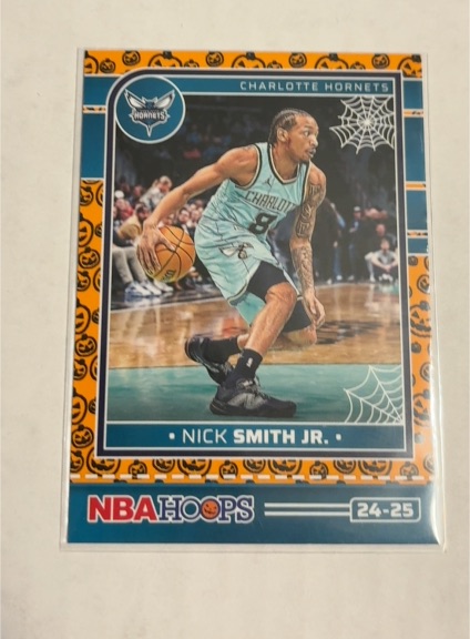2024-25 Panini NBA Hoops Haunted Hoops #24-25 Nick Smith Jr. — front