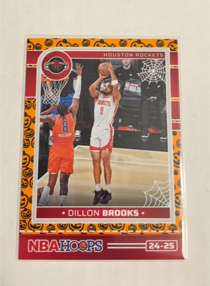 2024-25 Panini NBA Hoops Haunted Hoops #154 Dillon Brooks — front