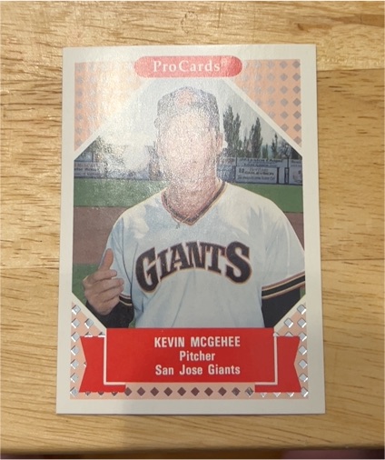 1991 Pro Cards #351 Kevin McGehee — front