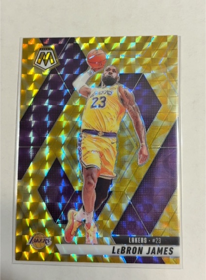 2019 Panini Mosaic #23 LeBron James — front