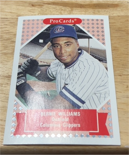 1991 ProCards #106 Bernie Williams — front