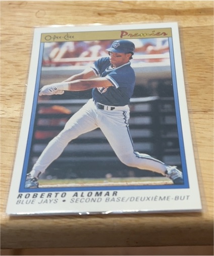 1991 O-Pee-Chee Premier #1 Roberto Alomar — front