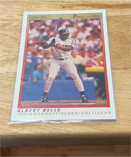 1991 O-Pee-Chee Premier #8 Albert Belle — front