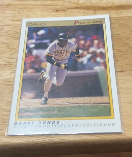 1991 O-Pee-Chee Premier #12 Barry Bonds — front