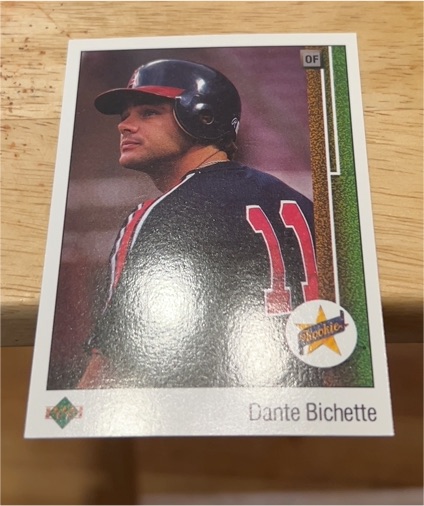 1989 Upper Deck #24 Dante Bichette — front