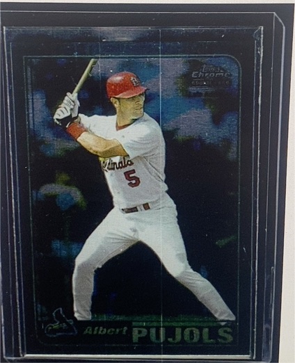 2001 Topps Chrome #596 Albert Pujols — front