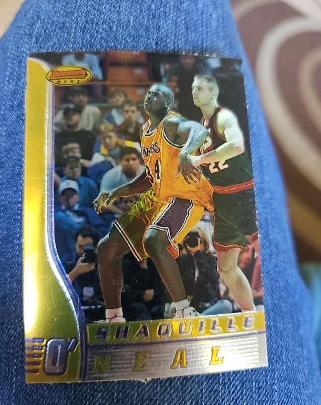 1996-97 Bowman's Best #70 Shaquille O'Neal — front