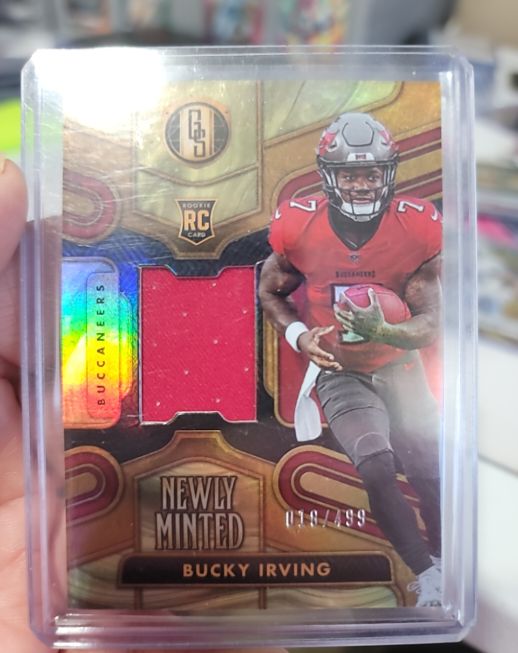 2024 Panini Gold Standard Newly Minted Memorabilia #Bucky Irving — front
