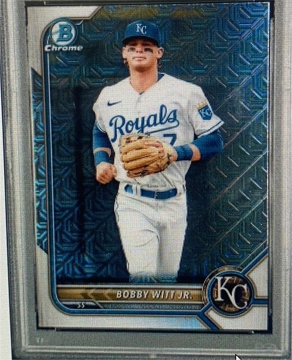 2022 Bowman Chrome #BCP-146 Bobby Witt Jr. — front