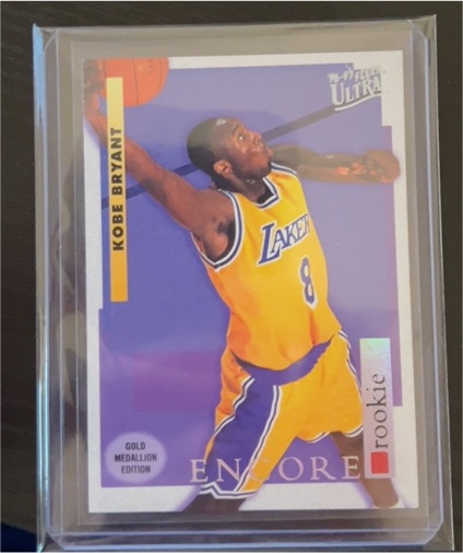 1996-97 Fleer Ultra #G-266 Kobe Bryant Rookie Encore Gold Medallion Edition — front
