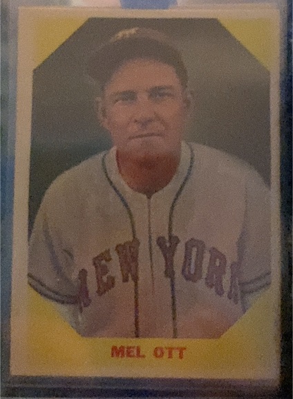 1960 Fleer #36 Mel Ott — front