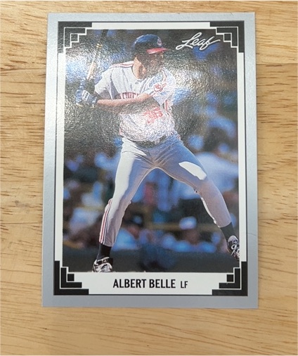 1991 Leaf #239 Albert Belle — front