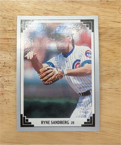 1991 Leaf #207 Ryne Sandberg — front